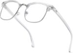 Black & Gold Clubmaster Clear Lens Frames