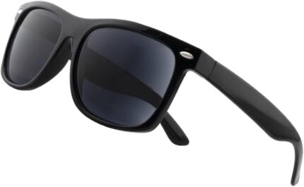 Black Wayfarer Reading Sunglasses