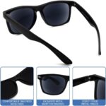 Black Wayfarer Reading Sunglasses
