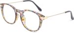 Blue Gradient Cat Eye Clear Lens Frames