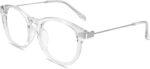 Blue Gradient Cat Eye Clear Lens Frames