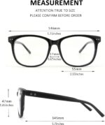 Blue Gradient Cat Eye Clear Lens Frames