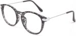 Blue Gradient Cat Eye Clear Lens Frames