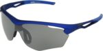 Blue Wrap Sport Sunglasses