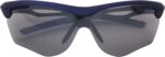 Blue Wrap Sport Sunglasses