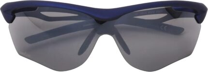 Blue Wrap Sport Sunglasses