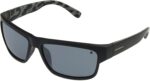 Blue Wrap Sport Sunglasses
