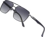 Classic Aviator Sunglasses — Grey Gradient Lens