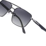 Classic Aviator Sunglasses — Grey Gradient Lens