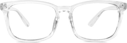 Classic Clear Lens Frames — Transparent Square