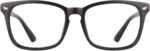 Classic Clear Lens Frames — Transparent Square