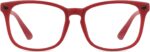 Classic Clear Lens Frames — Transparent Square