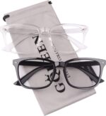 Classic Clear Lens Frames — Transparent Square