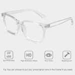 Classic Clear Lens Frames — Transparent Square