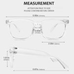 Classic Clear Lens Frames — Transparent Square