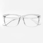 Classic Clear Lens Frames — Transparent Square