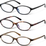Classic Oval Blue Light Glasses — 3 Pack
