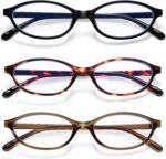 Classic Oval Blue Light Glasses — 3 Pack