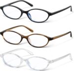 Classic Oval Blue Light Glasses — 3 Pack