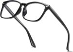Floral Print Square Clear Lens Frames