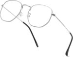 Geometric Gold Metal Blue Light Glasses
