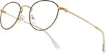 Gold Metal Round Reading Glasses