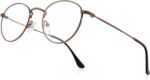 Gold Metal Round Reading Glasses
