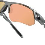 Golf Sunglasses — Gunmetal Frame, Rose Gold Lens