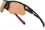 Golf Sunglasses — Gunmetal Frame, Rose Gold Lens