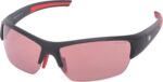 Golf Sunglasses — Gunmetal Frame, Rose Gold Lens