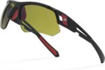 Golf Sunglasses — Gunmetal Frame, Rose Gold Lens