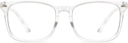 Lightweight Transparent Square Clear Lens Frames