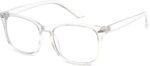 Lightweight Transparent Square Clear Lens Frames
