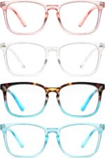Lightweight Transparent Square Clear Lens Frames
