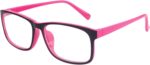 Matte Black Square Clear Lens Frames