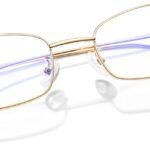 Minimalist Gold Blue Light Glasses