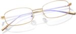 Minimalist Gold Blue Light Glasses