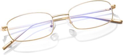 Minimalist Gold Blue Light Glasses