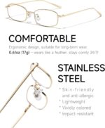 Minimalist Gold Blue Light Glasses