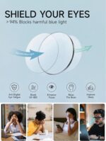 Minimalist Gold Blue Light Glasses