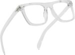 Modern Square Black Blue Light Glasses