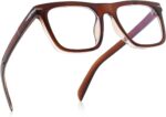 Modern Square Black Blue Light Glasses