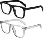 Modern Square Black Blue Light Glasses
