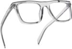 Modern Square Black Blue Light Glasses