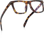 Modern Square Black Blue Light Glasses