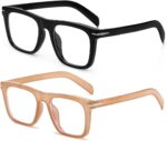 Modern Square Black Blue Light Glasses