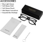 Modern Square Black Blue Light Glasses