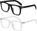 Modern Square Black Blue Light Glasses