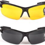 Night Driving & Day Sport Sunglasses — 2 Pack