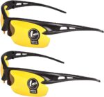 Night Driving & Day Sport Sunglasses — 2 Pack